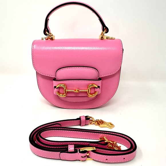 New! Pink Mini Crossbody Horsebit bag - Picture 1 of 8